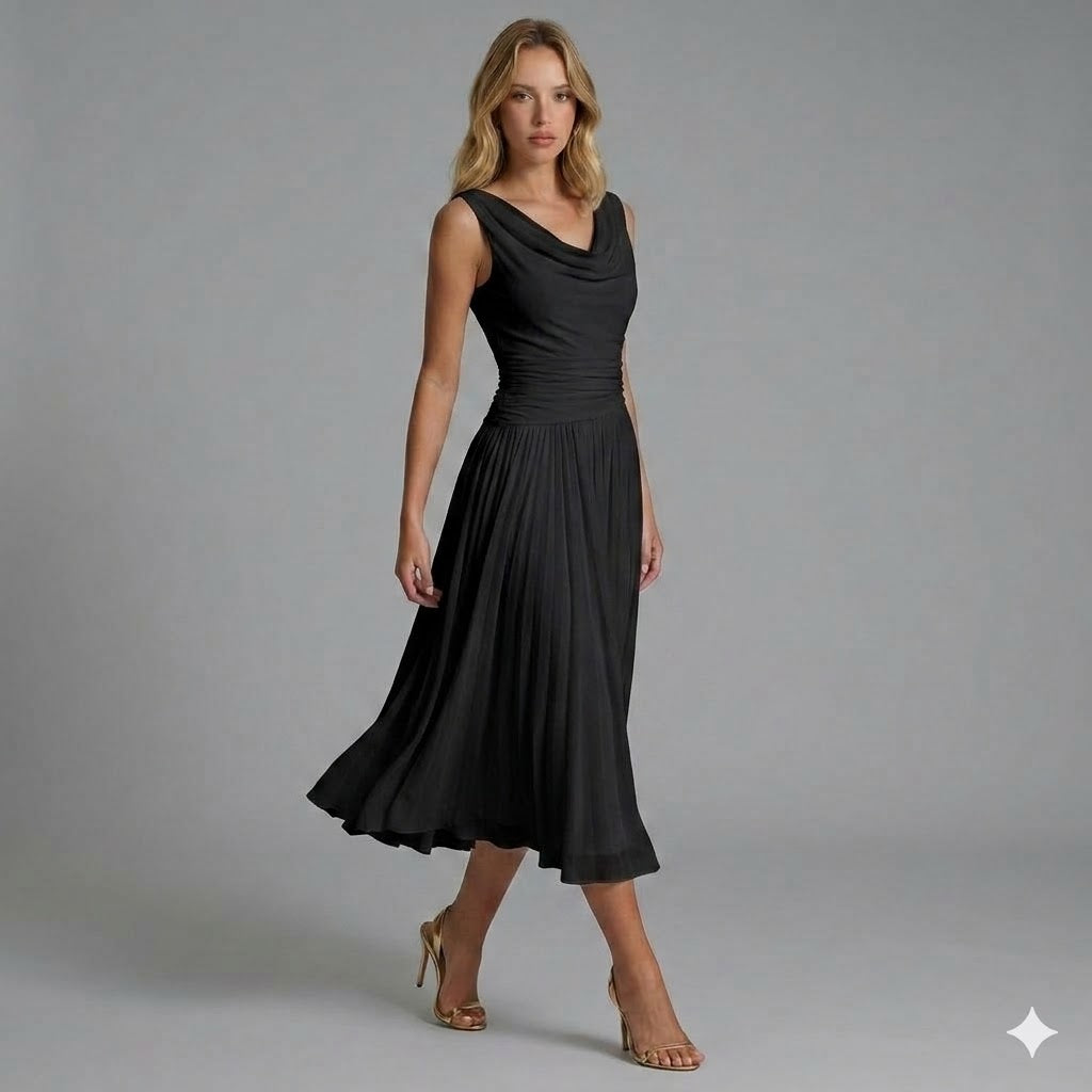 coastal-grace black dress
