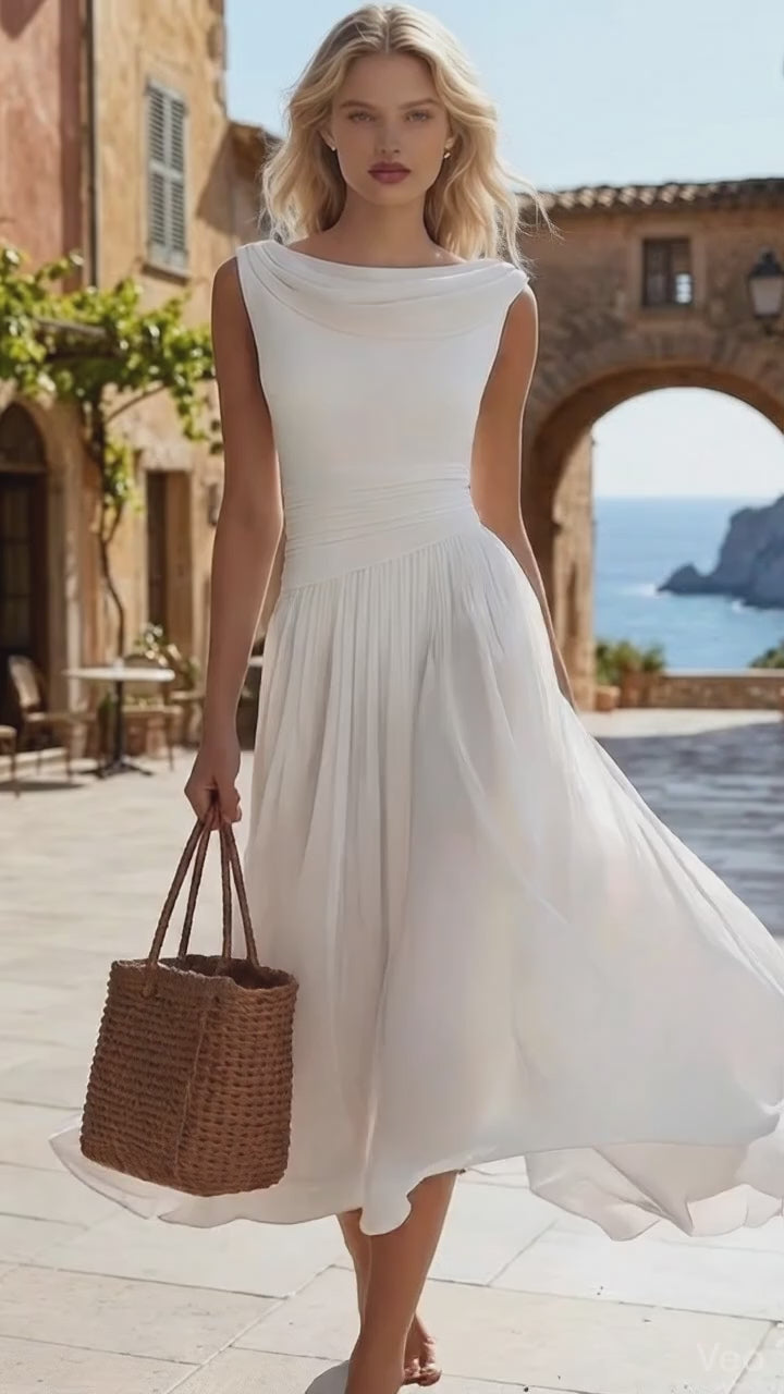 Coastal Grace White Dress  coastal grace